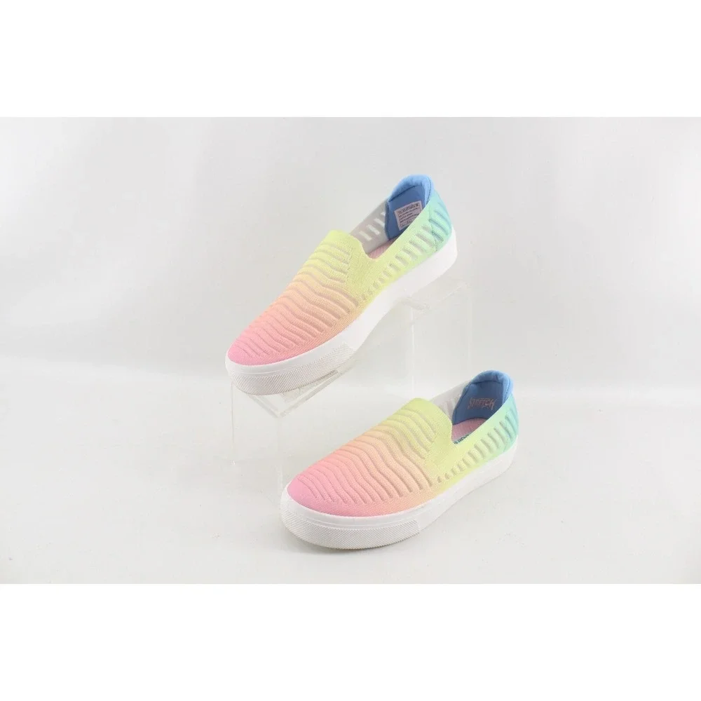 Skechers‎ Women's Street Poppy Rainbow Daze Slip on Sneaker Size 7.5 US